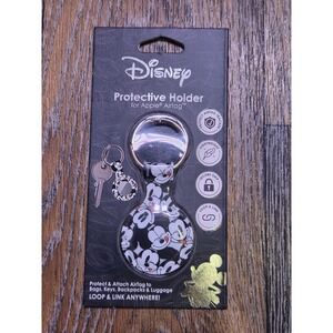 Disney Mickey Mouse Apple AirTag Protective Silicone Holder Keychain Case iJoy